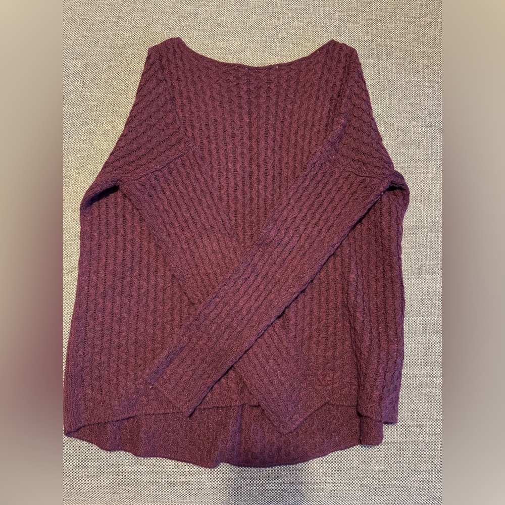 Vince Deep Burgundy Wool Sweater